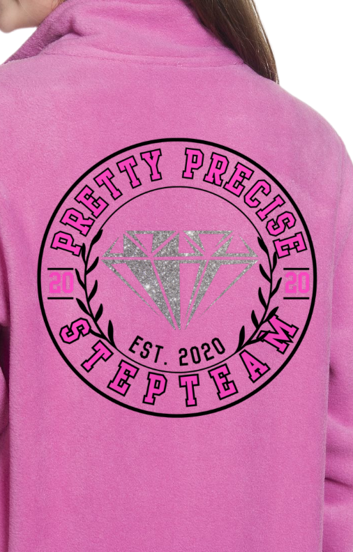 PRETTY IN PINK FULL ZIP FLEECE