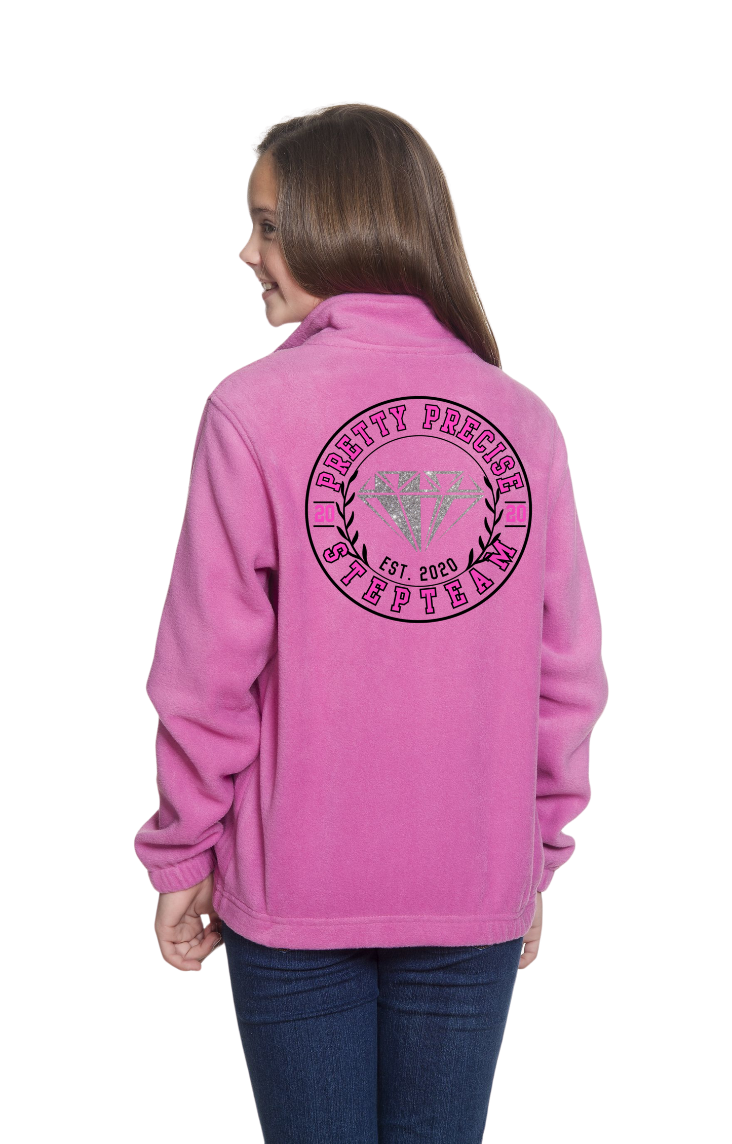 PRETTY IN PINK FULL ZIP FLEECE